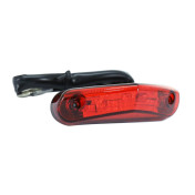 FEU ARRIERE 50 A BOITE/MOTO TRIANGLE ROUGE A LEDS (6 LEDS ROUGES) (HOMOLOGUE CE) -REPLAY- 3700948244609
