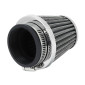 AIR FILTER - REPLAY TYPE KN CHROME - STRAIGHT FIXING Ø 48 mm 7421082212229