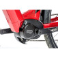 VELO ELECTRIQUE/VAE CITY 28 LEADER FOX SAGA 2023 MIXTE ROUGE TIGRE 8V MOTEUR CENTRAL BAFANG M300 36V 80Nm BATTERIE 15Ah (18'' - H46cm - TAILLE M - POUR ADULTE DE 168cm à 178cm)