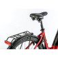 VELO ELECTRIQUE/VAE CITY 28 LEADER FOX SAGA 2023 MIXTE ROUGE TIGRE 8V MOTEUR CENTRAL BAFANG M300 36V 80Nm BATTERIE 15Ah (18'' - H46cm - TAILLE M - POUR ADULTE DE 168cm à 178cm)