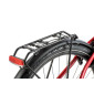 VELO ELECTRIQUE/VAE CITY 28 LEADER FOX SAGA 2023 MIXTE ROUGE TIGRE 8V MOTEUR CENTRAL BAFANG M300 36V 80Nm BATTERIE 15Ah (18'' - H46cm - TAILLE M - POUR ADULTE DE 168cm à 178cm)