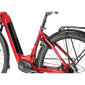 EBIKE - HYBRID BIKE LEADER FOX 28'' SAGA 2023 "UNISEX" Striped red - 8 Speed - BAFANG CENTRAL ENGINE M300 36V 80Nm BATTERIE 14Ah (FRAME 18'' - H46cm - SIZE M - RIDER SIZE from 168cm to 178cm) 8592826036643