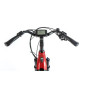 VELO ELECTRIQUE/VAE CITY 28 LEADER FOX SAGA 2023 MIXTE ROUGE TIGRE 8V MOTEUR CENTRAL BAFANG M300 36V 80Nm BATTERIE 15Ah (18'' - H46cm - TAILLE M - POUR ADULTE DE 168cm à 178cm)