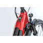 VELO ELECTRIQUE/VAE CITY 28 LEADER FOX SAGA 2023 MIXTE ROUGE TIGRE 8V MOTEUR CENTRAL BAFANG M300 36V 80Nm BATTERIE 15Ah (18'' - H46cm - TAILLE M - POUR ADULTE DE 168cm à 178cm)