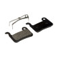 DISC BRAKE PADS- FOR MTB FOR SHIMANO XTR M966-M965-M975/XT M765-M775/LX M585/DEORE M595-M596-M655 (FIBRAX SEMI-METALIC) - Includind 1 cleaning wipe. 5027373993000