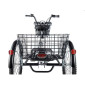 TRICYCLE ELECTRIQUE/VAE CITY LEADER FOX 24" LOVELO 2023 MIXTE BLANC MAT 3V SHIMANO NEXUS MOTEUR ROUE AV BAFANG 36V 45Nm BATTERIE 14Ah FREIN ET RETROPEDALAGE 8592826034397