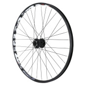 WHEEL FOR MTB - 26" DISC KARMA - Front - Black - Eyelets - SHIMANO HUB M475 6 Holes - Black spokes. 3660429037253