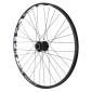 WHEEL FOR MTB - 26" DISC KARMA - Front - Black - Eyelets - SHIMANO HUB M475 6 Holes - Black spokes. 3660429037253