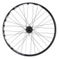 ROUE VTT 29" KARMA DISC AVANT NOIR DOUBLE PAROI MOYEU SHIMANO M475 6TROUS - 21mm INTER et 27mm EXTER