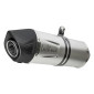 POT MOTO LEOVINCE LV ONE EVO ACIER INOX POUR YAMAHA 1300 FJR A/AS 2001>2016 ALU (COUPELLE CARBONE) (SANS CATALYSEUR) (HOMOLOGUE CE) -REF 14185E- 8051122153237