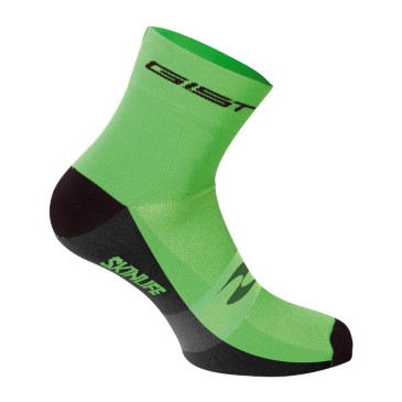 CYCLING SOCKS-SUMMER-COTTON- GREEN 40/43 EURO-HEIGHT 10 cm (PAIR)