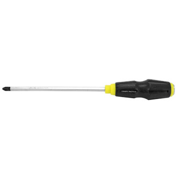 SCREWDRIVER P2R (FOR CROSS-HEAD SCREW) L200mm CHROME/VANADIUM - HEX ROD -IMPACT HEAD (WITH SUPPORT) 3700948093245
