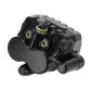 BRAKE CALIPER (FRONT) FOR CHINESE SCOOT - DUAL PISTON - BLACK -P2R-