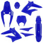 CARROSSERIE/CARENAGE 50 A BOITE ADAPTABLE DERBI 50 SENDA DRD 2011> BLEU BRILLANT (KIT 8 PIECES) -P2R- 3700948244098