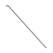 RAYON LEADER FOX NOIR TETE COUDEE LG 203 DIAM 2.3mm POUR LOTUS - HOLAND - ARIMO 26" (VENDU A L'UNITE SANS ECROU) - VOIR 185897 POUR ECROU 3700948276877