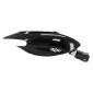 CARROSSERIE/CARENAGE SCOOT ADAPTABLE GILERA 50 STALKER NOIR BRILLANT (KIT 5 PIECES) (AVEC TRAPPE) -P2R- 3700948053898