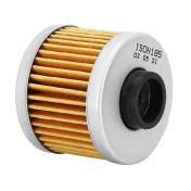 OIL FILTER FOR PEUGEOT 125 SATELIS, JET FORCE, ELYSEO, ELYSTAR / APRILIA 125 LEONARDO 1996>2004 , SCARABEO 1999>2003 (41x33mm) -ISON 185- 5414837147527