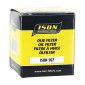 FILTRE A HUILE MOTO ADAPTABLE KAWASAKI 250 KX 2004>2015 / SUZUKI 250-450 RM 2004>2015 / BETA 250-300 EVO 2009>2016 (38x44mm) (EQUIVALENT HF207) -ISON 207-