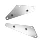 SLIDER ENGINE GUARDS FOR YAMAHA 700 MT-07 2014> ALU CNC SILVER/BLACK (PAIR) -AVOC- 3700948234402