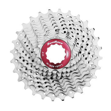 CASSETTE 11V. SUNRACE 11-34 RX11 POUR SHIMANO ROUTE (NIVEAU 105) METALLIC SILVER (LIVRE EN BOITE) 4711264330777