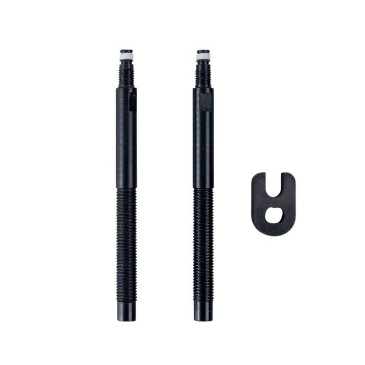 PROLONGATEUR DE VALVE PRESTA SCHWALBE 60mm NOIR COMPATIBLE TUBELESS (VENDU A LA PAIRE SUR CARTE) 4026495763028
