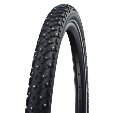 PNEU VTT 26 X 2.00 SCHWALBE WINTER PLUS TR (50-584) RENFORT 5mm FLANC REFLEX - PNEU NEIGE ET VERGLAS AVEC 200 CLOUS 4026495849838