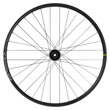 ROUE CITY 700 MAVIC SPEEDCITY ARRIERE DISC CENTERLOCK AXE 12x142 NOIR 11/10V. SHIMANO TUBELESS READY