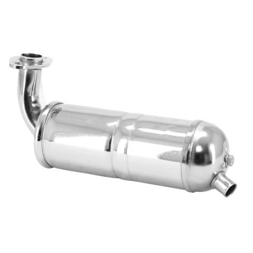 EXHAUST FOR MOPED PEUGEOT 103 CHROME (With flange) -SELECTION P2R- ** 3701213403233