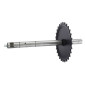 PEDAL AXLE FOR MOPED MBK 51, 50, 41, 40 (28 teeth) -SELECTION P2R- 3701213434138