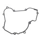 CLUTCH COVER GASKET FOR BETA 125 RR 2018>, 200 RR 2019> -XRADICAL-