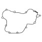 CLUTCH COVER GASKET FOR KTM 85 SX 2018> / HUSQVARNA 85 TC 2018> / GAS GAS 85 MC 2021> -XRADICAL- 8434579059954