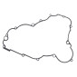 CLUTCH COVER GASKET FOR KTM 250-300 EXC 2017>2018, 250 SX 2017>2018, 250-300 XC 2017>2018 / HUSQVARNA 250-300 TE 2017>2018 -XRADICAL- 8434579066570
