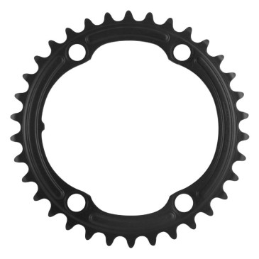 PLATEAU ROUTE 4BRA D.110 POUR SHIMANO 105 R7100 ORIGINE 34DTS INTERIEUR 12V. NOIR 4550170647056