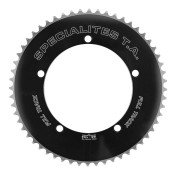 CHAINRING FOR TRACK BIKE - 5 Arms- Ø 144 TA FULL TRACK 56 Teeth- BLACK ALU 7075 For CHAIN 3.17mm (1"1/8) 3662458005388