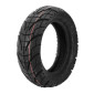 PNEU TROTTINETTE TUBETYPE CROSS 80/65-6 (10 X 3.00) NOIR (POUR ZERO10X - KUGOO M4/M4 PRO - VSETT 10+) - POIDS MAX SUPPORTE 85KGS 3700948269121