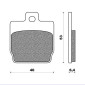 BRAKE PADS SET (2 pads) - NEWFREN FOR MBK 50 STUNT 2000> Front , NITRO 1997> Rear / YAMAHA 50 SLIDER 2000> Front , AEROX 1997 Rear