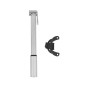 POMPE MINI ROUTE ZEFAL ROAD MINI ALU ARGENT 8BARS L230mm VP/VS 117g POUR PNEU SECTION 25 à 32mm AVEC CLIPS FIXATION 3420586601120