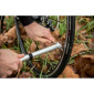 POMPE MINI ROUTE ZEFAL ROAD MINI ALU ARGENT 8BARS L230mm VP/VS 117g POUR PNEU SECTION 25 à 32mm AVEC CLIPS FIXATION 3420586601120