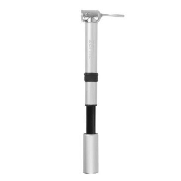 POMPE MINI ROUTE ZEFAL ROAD MICRO ALU ARGENT 7BARS L165mm VP/VS 95g POUR PNEU SECTION 25 à 32mm 3420586601137