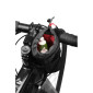 SACOCHE DE CINTRE/GUIDON VELO ZEFAL Z-ADVENTURE POUCH BAG NOIRE FIXATION VELCROS (Lg180mm x D90mm - 1.1 LITRE) - AVEC REFLECTEURS 3420586601151