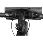 SACOCHE DE CINTRE/GUIDON VELO ZEFAL Z ADVENTURE F2 NOIR FIXATION VELCROS (250x D 120mm - 2.5L) - ZIP ET SACOCHE THERMOSOUDEES ETANCHES POUR GRAVEL - VTT - ROUTE 3420586601113