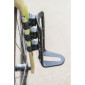 SACOCHE DE FOURCHE VELO ZEFAL Z ADVENTURE FORK PACK ROUGE FIXATION SANGLES AUTO AGRIPPANTES (Lg36.5cmxD15 - 6LITRES) 3420586601083