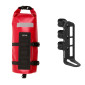 SACOCHE DE FOURCHE VELO ZEFAL Z ADVENTURE FORK PACK ROUGE FIXATION SANGLES AUTO AGRIPPANTES (Lg36.5cmxD15 - 6LITRES) 3420586601083