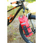 SACOCHE DE FOURCHE VELO ZEFAL Z ADVENTURE FORK PACK ROUGE FIXATION SANGLES AUTO AGRIPPANTES (Lg36.5cmxD15 - 6LITRES) 3420586601083