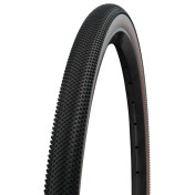 PNEU GRAVEL 700 X 45 SCHWALBE G-ONE ALLROUND NOIR/FLANC BRONZE RENFORT RACE GUARD TUBELESS READY TS (45-622) COMPATIBLE VAE 4026495901987