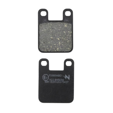PLAQUETTE DE FREIN NEWFREN POUR PEUGEOT 50 SPEEDFIGHT 2 2001> AV, LUDIX AV / DERBI 50 SENDA 1994> AV / RIEJU 50 RS1 1989> AV /YAMAHA 50 TZR 2003>2012 AR (FD0094BE) (ELITE ORGANIQUE) 8025832413370