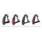 PEDALE ROUTE / VTT RESINE POUR ADAPTER SUR CALES LOOK - SHIMANO ET AUTRES POUR PEDALER SANS LES CHAUSSURES DE VELO (PAIRE) 3700948244319