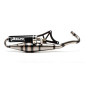 EXHAUST FOR SCOOT YASUNI R VARNISHED FOR PIAGGIO 50 ZIP 2 Stroke, TYPHOON, NRG/GILERA 50 STALKER, RUNNER, DNA (CARBON SILENCER) -TUB418C- 8404016008692