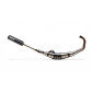 EXHAUST FOR 50cc MOTORBIKE- YASUNI R1 VARNISHED FOR MBK 50 X-POWER/YAMAHA 50 TZR/RIEJU 50 RS2 MATRIX/APRILIA 50 RS (LOW MOUNTING) (RED SILENCER) -TUB903TR- 8404009063950