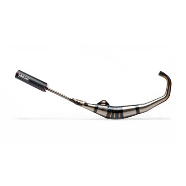 EXHAUST FOR 50cc MOTORBIKE- YASUNI R1 VARNISHED FOR MBK 50 X-POWER/YAMAHA 50 TZR/RIEJU 50 RS2 MATRIX/APRILIA 50 RS (LOW MOUNTING) (RED SILENCER) -TUB903TR- 8404009063950